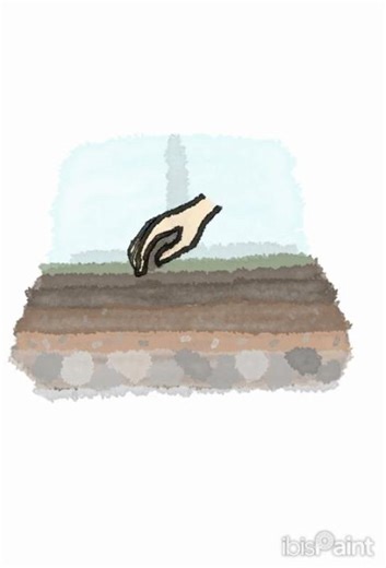 Kanji of Earth - Tsuchi #kanji #hanja #art #japan #china #asia #korea #earth #drawing #animation #土