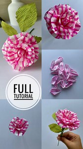 24K views · 281 reactions | Crepe Paper Rose making Tutorial #paperroses #papercrafts #diycraftideas #handmade | Blta.BiShaba | Facebook