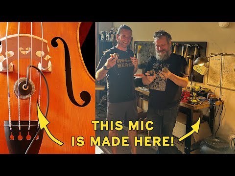 How to mic a double bass - Behind the scenes with Ear Trumpet Labs!