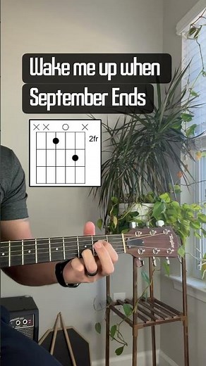 “Wake me up when September ends” guitar tutorial #greenday #punk #acoustic #guitar r