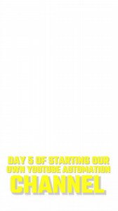 5K views · 98 reactions | Day 5 of STARTING My OWN YouTube AUTOMATION Channel! | MoqAutomation | Facebook