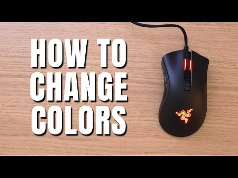 How To Change Colors On Your Razer Mouse - Razer Deathadder v2