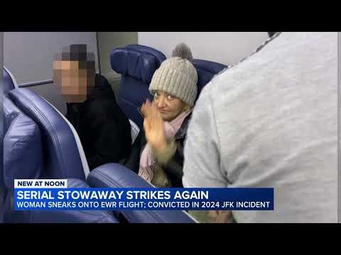 Woman sneaks on to Italy flight at Newark Airport