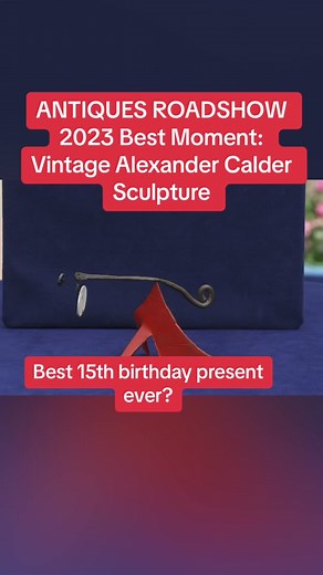 Is this the best 15th birthday present ever? Hear about this guest’s personal history with iconic sculptor Alexander Calder! #antiquesroadshow #alexandercalder #sculpture