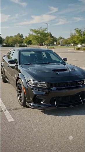 Insane 2023 Dodge Charger SRT Hellcat Widebody Walkaround | Pitch Black Beast in Real Streets! 🔥