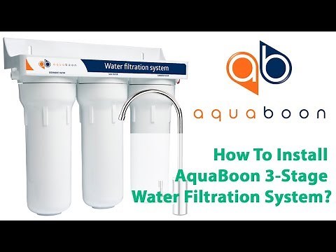 How To Install AquaBoon 3-Stage Water Filtration System