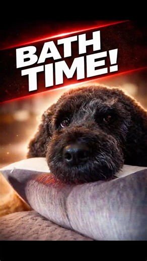 Cockapoo Bath Time Chat! #cockapoo #dogvlog #shorts