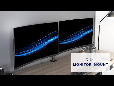 STAND-V032 Dual Monitor Desk Mount by VIVO