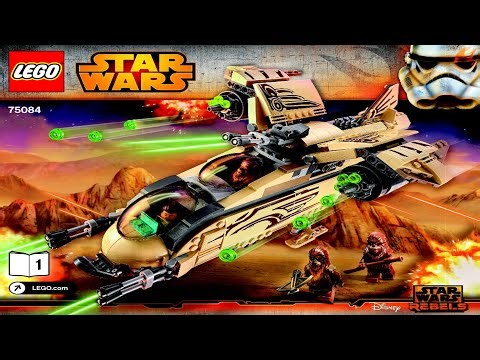 LEGO instructions - Star Wars - 75084 - Wookiee™ Gunship (Book 1)