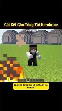 Tổng Tài Herobrine Lạm Quyền Và Cái Kết ??! 🤣 - Tập 1207 #shorts #minecraft