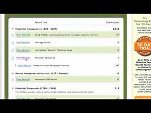 Discover Your Family Story. Search Now!