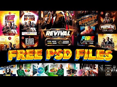 FREE PSD Church Flyer Files - Fully Editable | WORD: Jesus is coming again!