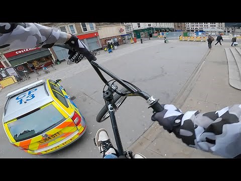 RIDING BMX IN LONDON - 'BIG GAPS'