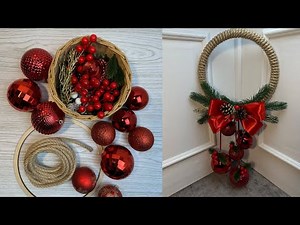 Turn Simple Rope into a Stunning Christmas Wreath | Easy DIY