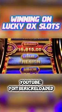 So Glad I Tried My Luck On Lucky Ox Slots at Bellagio Casino #vegas #slots #fyp