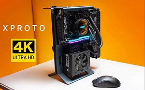 【4K】XTIA XPROTO蝶形结构开放式机箱+水冷套件评测 | Optimum Tech | 机翻中文