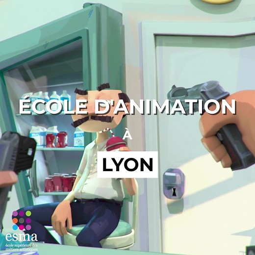 🏆 rejoins la 7e Meilleure École d'Animation 3D au monde à Lyon ! d'infos ➡ esma-3D.fr | ESMA Ecole Supérieure des Métiers Artistiques