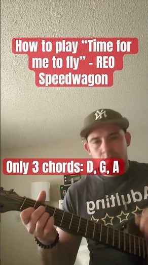 Guitar how to play “Time for me to fly” - REO Speedwagon #fyp #guitar #reospeedwagon