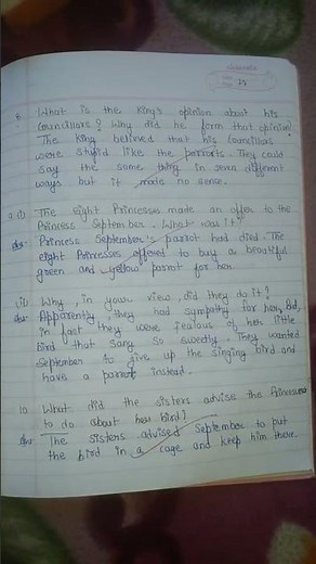Ncert class 8 it so happened chapter 5 Princess September question answer 🤗