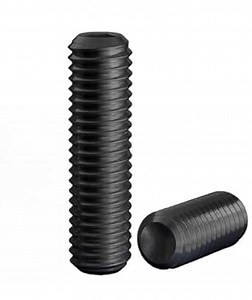 M1.6x2(50pcs) Concave end Setting Screw,Internal Hex Drive Cup-Point Screws Assortment Kit, M2/3/4/5/6 Set Screw for Door Handles, 12.9 Class Alloy Steel