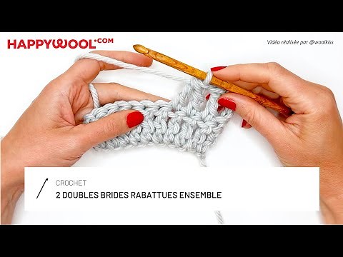 2 Doubles brides rabattues ensemble : Techniques crochet