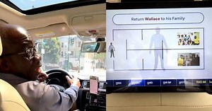 Watch: Uber taxi driver installs interactive game featuring himself for passengers riding his car