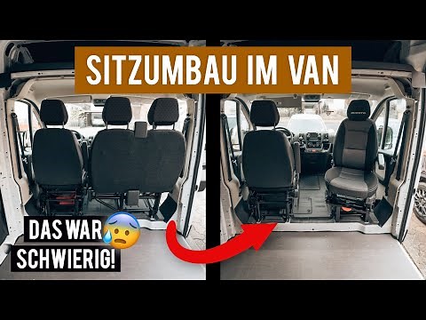 Einzelsitz mit Drehkonsole im VAN einbauen ∙ OHNE AIRBAG FEHLER 🚨 ∙ DIY Campervan Selbstausbau #06