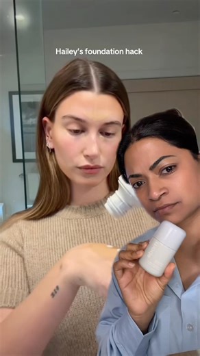Hailey Bieber’s foundation hack is a LIE. (Kind of) ✋🏾