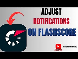 How to Adjust Notification Settings on FlashScore App - Custom Sports Alerts Guide!
