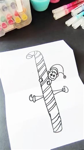 Christmas Cool Animated Drawing #painting #coloring #paintingideas #artandcraft #art #christmas
