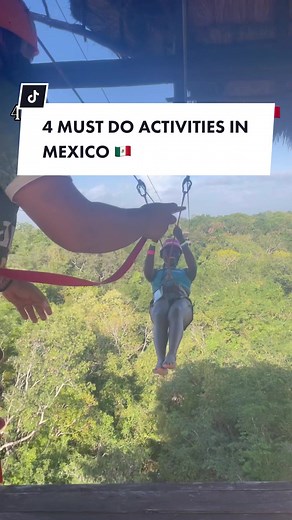 4 Must Do Activities In Mexico 🇲🇽 . Here are 4 must do activities across Mexico 1. All Tour Native - Playa Del Carmen 2. Cancun Sailing - Cancun to Isla Mujeres boat tour! 3. Akumal Beach - Tulum 4. Cenotes - Cenote Calavera, Aktun Ha, Cenote Angelita #mexico #tulum #playadelcarmem #mexicoactivities #cancun #travel #mexicotravel #backpacking #mexicoitinerary