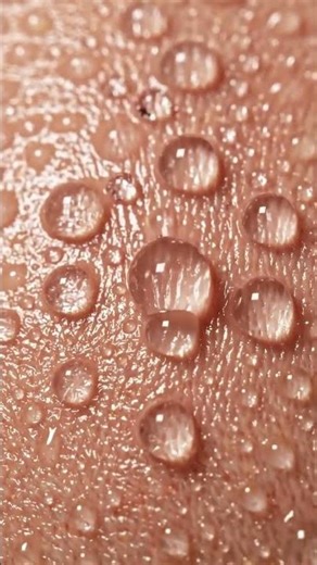 How Sweat Glands Work: Microscopic View of Perspiration.