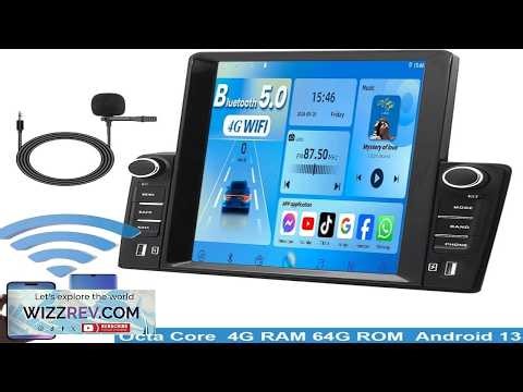 4G Octa Core 10.1" 2Din Tesla Vertical Screen Car Stereo Radio Navi