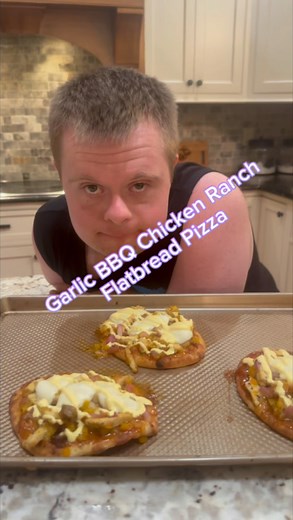 Garlic Barbecue Chicken Ranch Flatbread Pizza. Turn on broiler.Next, sauté some diced red onions , peppers, and chicken in a skillet with Bacon Up Spread the Code 3 Spices - www.code3spices.com patriot sauce onto a pre-baked flatbread. Top it with the cooked chicken, onions, peppers , and mozzarella cheese.Put under the broiler and watch for your desired liking , or until the cheese is melted and bubbly. Once out of the oven, drizzle on some garlic ranch dressing . Slice it up and enjoy your del