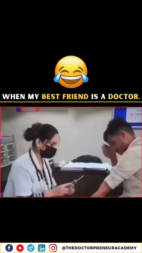 The Doctorpreneur Academy | When your best friend is a doctor, you’re always in safe hands! 🩺😄✨ #bestfriendgoals #doctorbestie #laugh #justforfun #mediclife... | Instagram