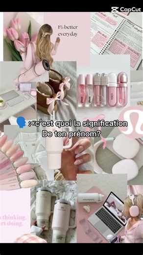 c'est quoi la signification de ton prénom !? 🩷🩷🩷