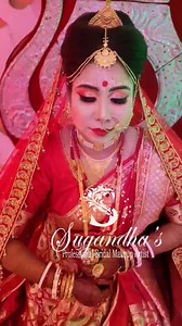 7.5K views · 267 reactions | ❤️ #Bengali_Bridal_Makeup_tutorial  Bridal booking is going on for season 2021-22 If you want a bridal makeup artist please contact my number - ☎️7003846273 If you like my work Plz subscribe my youtube channel  https://youtube.com/channel/UCJ97_EA3wUdfmoAjKMug2vQ | Sugandha's - Professional Bridal Make-up Artist | Facebook
