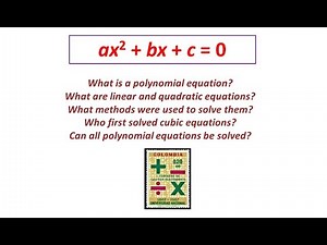 Polynomial equations (ax² + bx + c = 0)