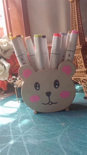✨DIY...daddy pen pot🐻✨#shortvideo#song#shorts#trending#youtubeshorts#viral#edit#foryou#craft#art#diy