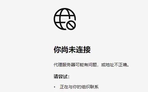【硬核向】“代理服务器可能有问题，或地址不正确”的解决方法