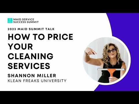 How to Price Your Cleaning Services by Shannon Miller