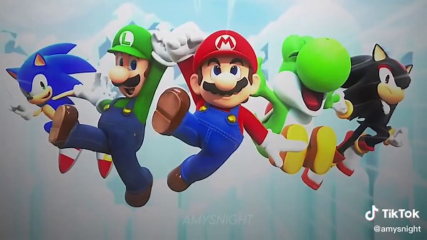 Mario vs Sonic: Epic Battle Featuring Luigi, Yoshi, and Shadow