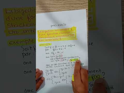 2BAC"La bijection reciproque"