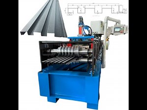 Wall cladding panel roll forming machine