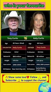 Tony Curtis vs Kelly Curtis — Hollywood’s Famous Father & Daughter 👑✨