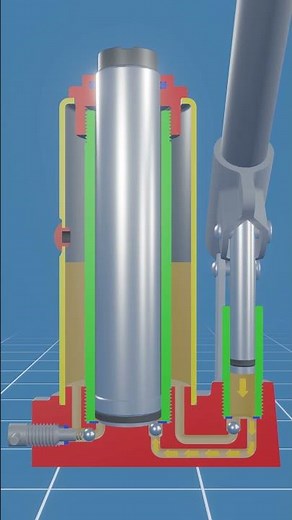 How a hydraulic jack lifts so much weight?