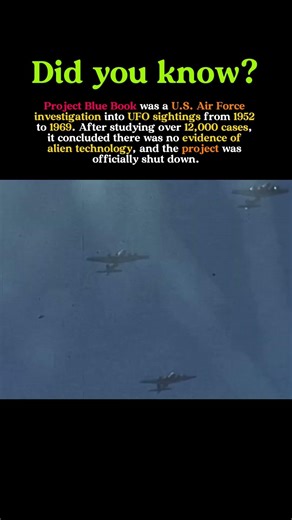 Project Blue Book: The U.S. Air Force’s Secret UFO Investigation Explained #history