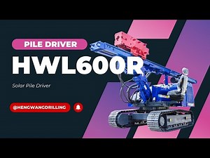 Unleashing Power: HWL-600R Solar Pile Driver