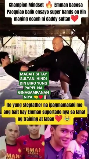 Mas naging tatay siya kay sa totoong tatay. Gets mo ba?! 🤣#trending #athlete #boxing