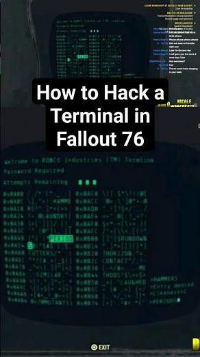How to Hack a Terminal in Fallout 76 #fallout #fallout76 #gaming #videogames #mmorpg